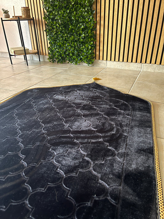 Premium Gebetsteppich black